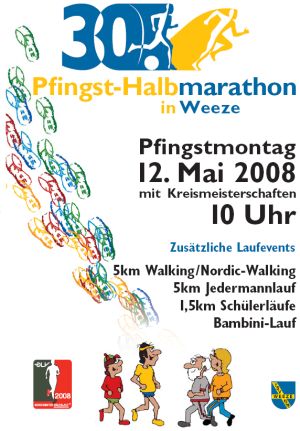 30. Pfingstmontaghalbmarathon Weeze
